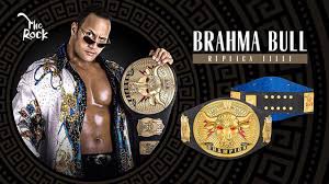 The Rock Brahma Bull Belt: