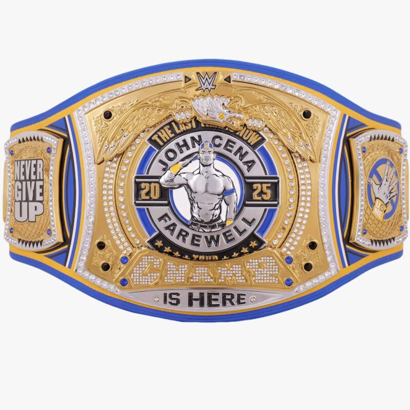 John Cena Farewell Tour 2025 Spinner Championship Replica Belt